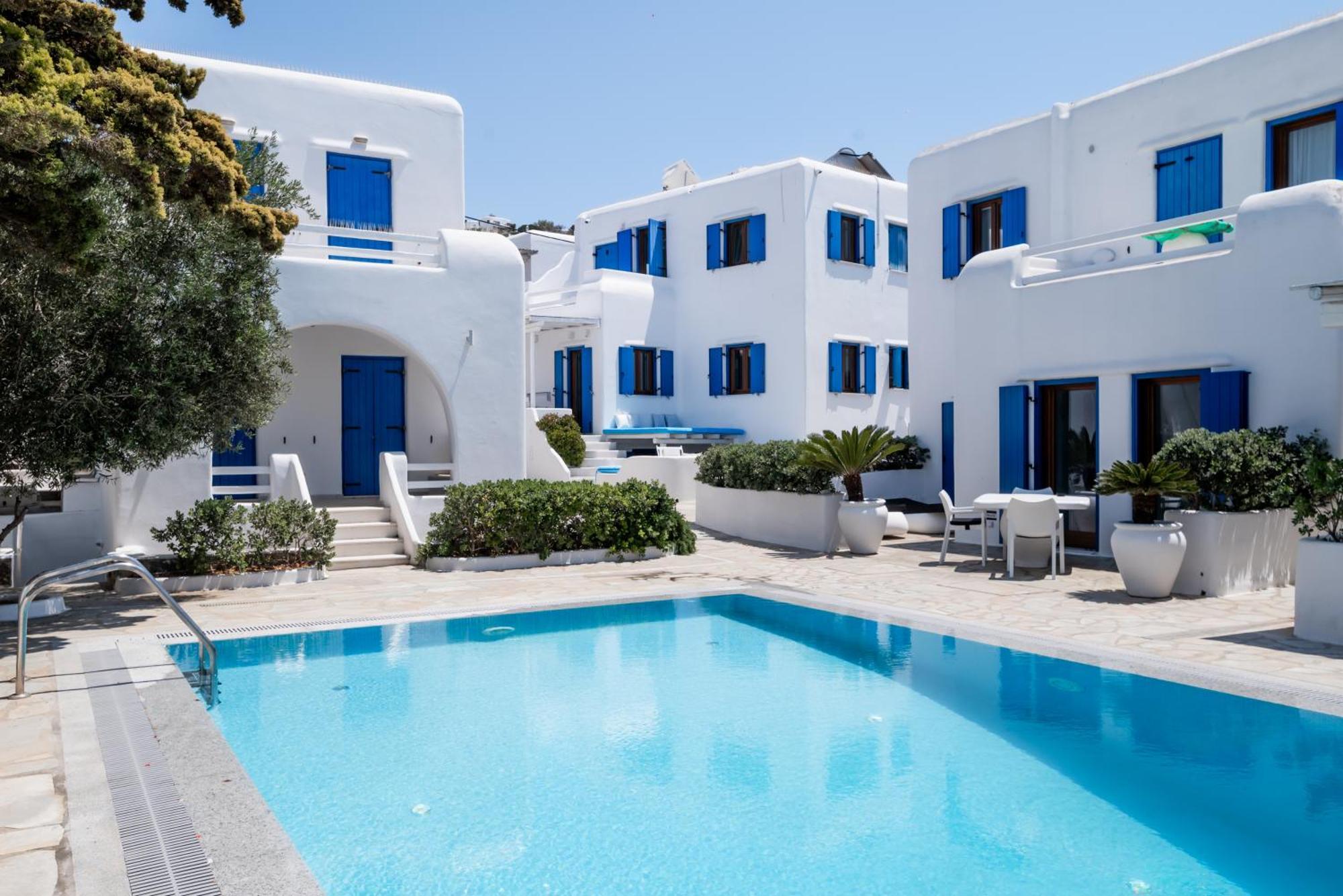 Olive Tree Mykonos Town Semi-Basement Apartment Buitenkant foto